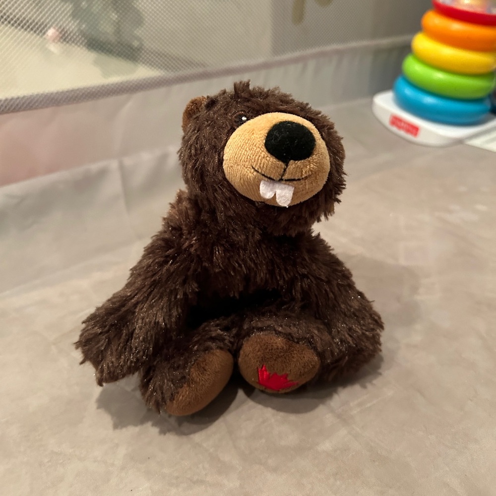 Brown Plush Canadian Beaver Toy